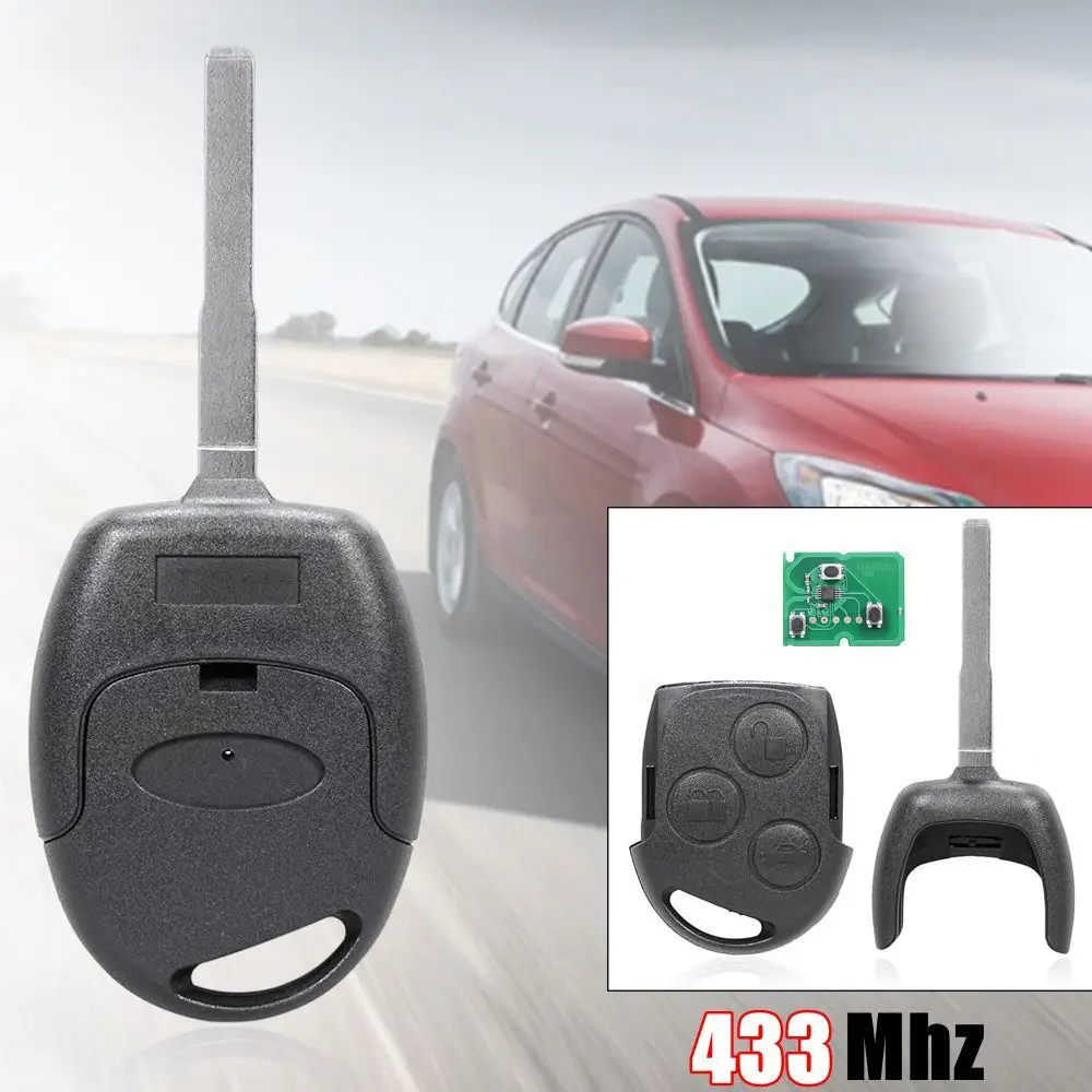 

Easy to Use Auto Parts & Accessories 433MHz Durable Remote Car Key Keyless Remote Key fob 3 Buttons