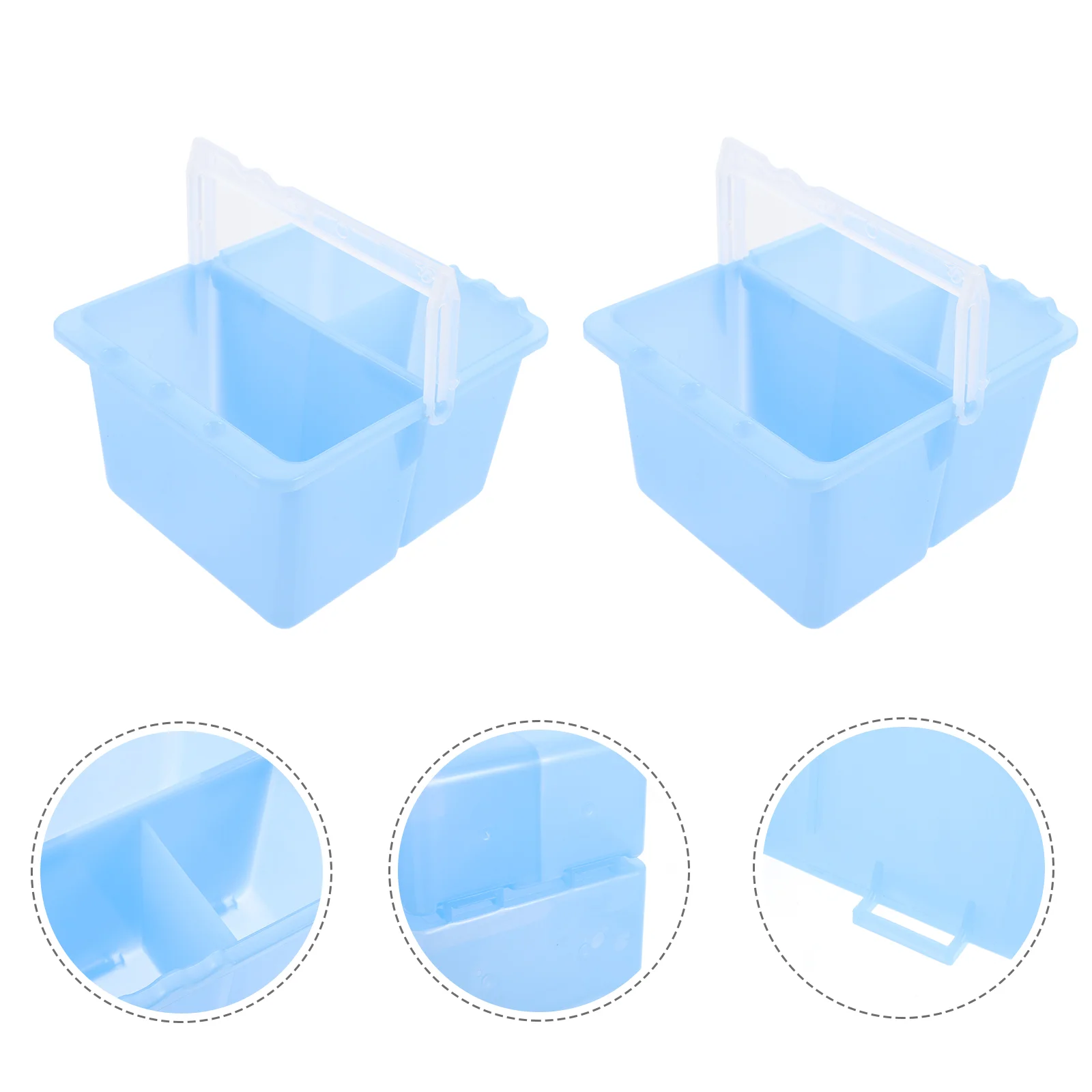 2 шт. портативные резервуары для мытья ведро карандашей кисть краски контейнеры