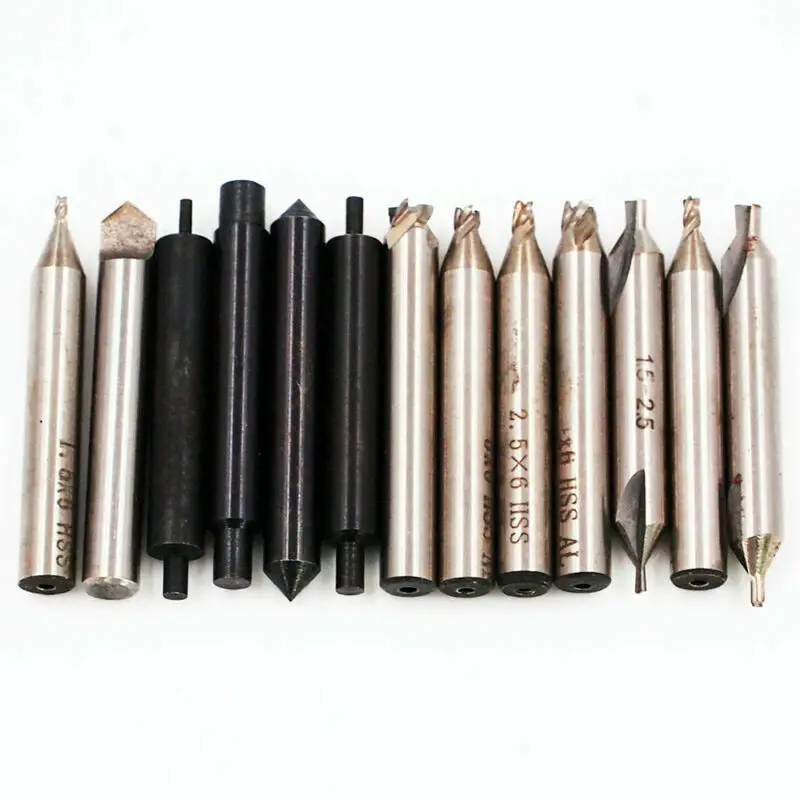 

Набор сверл для режущего станка, комплект из 13 направляющих для фрезерных инструментов, 1 комплект