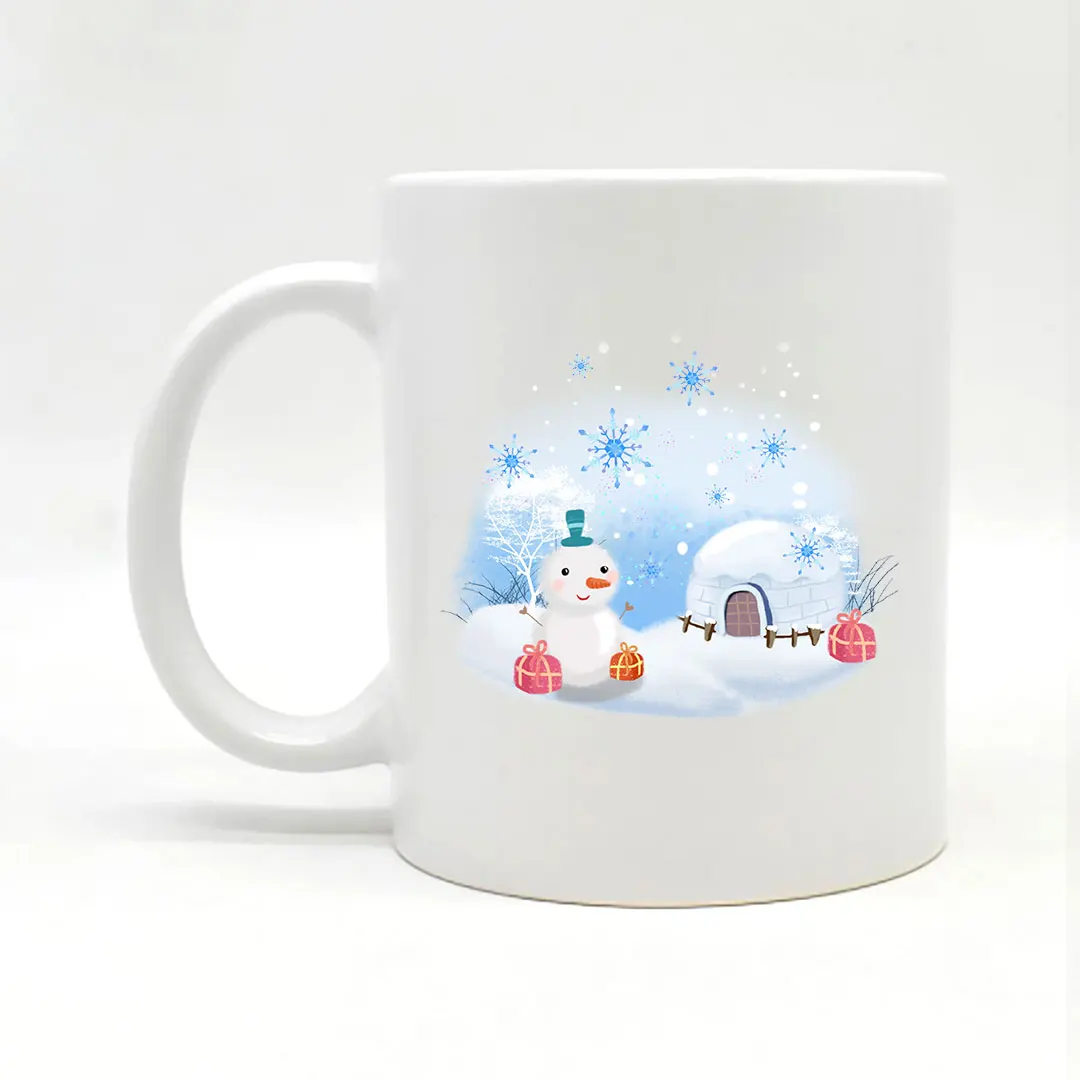 Оптовая продажа оптовая индивидуальный декор снеговик фотография счастливый