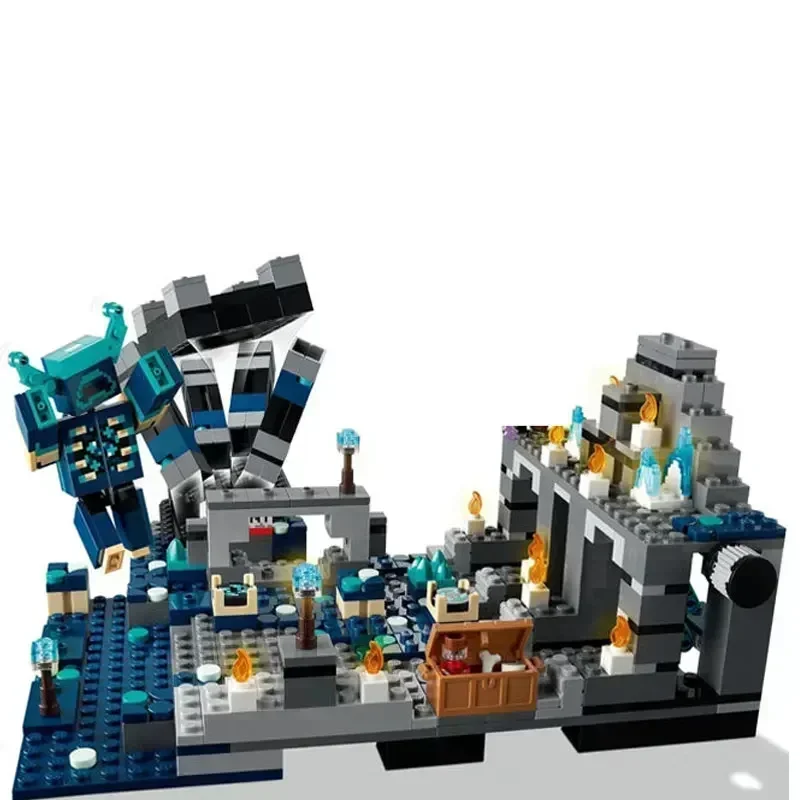 Строительные блоки Minecrafta Deep Dark Battle Ancient City Knight Sound Guard Village House 852 шт
