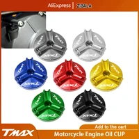 motorcycle tmax engine oil filter cup plug cover screw for yamaha tmax500 tmax530 tmax 500 530 2008 2018 2015 2016 2017 parts