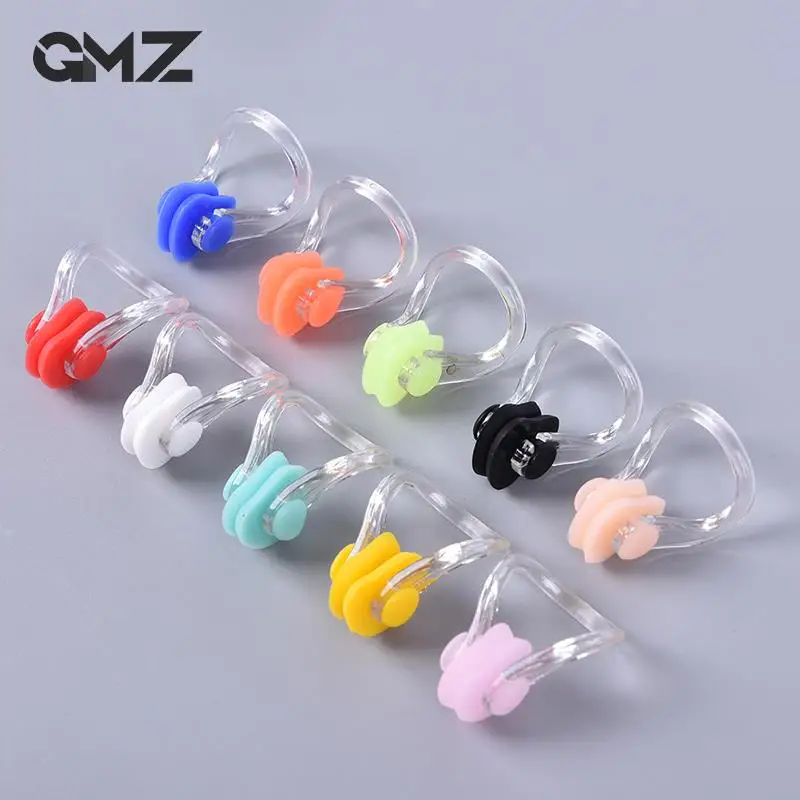 

10pcs Swimming Nose Clips Soft Silicone Reusable High Quality Comfortable Diving Surfing Swim Nose Clips For Adults Children