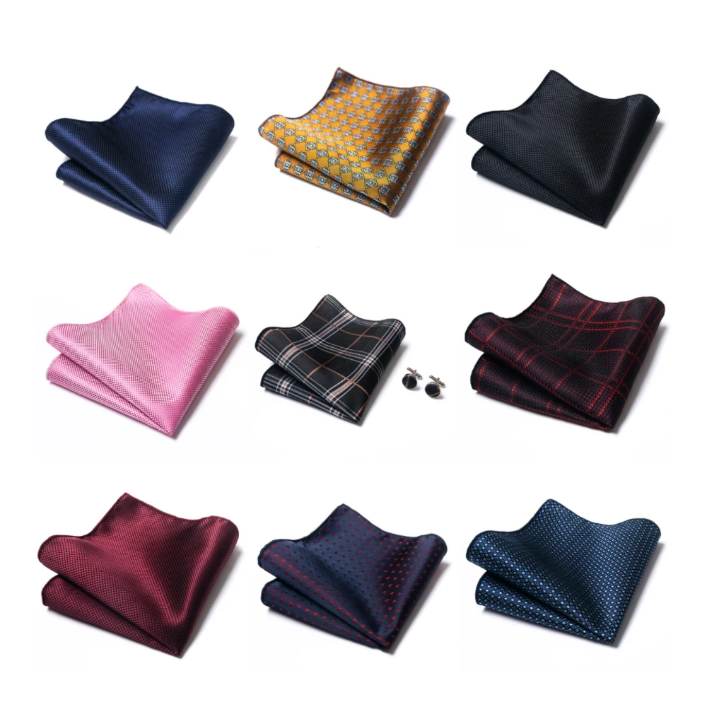 Высококачественный 2022 новый стиль Искусственный Шелковый носовой платок черный