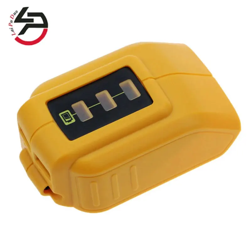 

USB Converter Charger for Dewait 14.4V 18V 20V Li-ion Battery Converter DCB090 USB Device Charging Adapter Power Supply