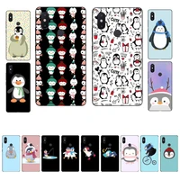 maiyaca cute penguin phone case for xiaomi mi 8 9 10 lite pro 9se 5 6 x max 2 3 mix2s f1