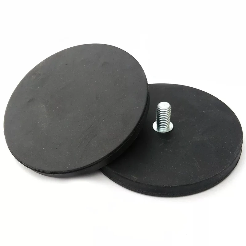 Led bar Magnet Rubber Magnetic base Neodymium sucker Bracket for light Strip Lamp holder Roof rack magnet For Car |
