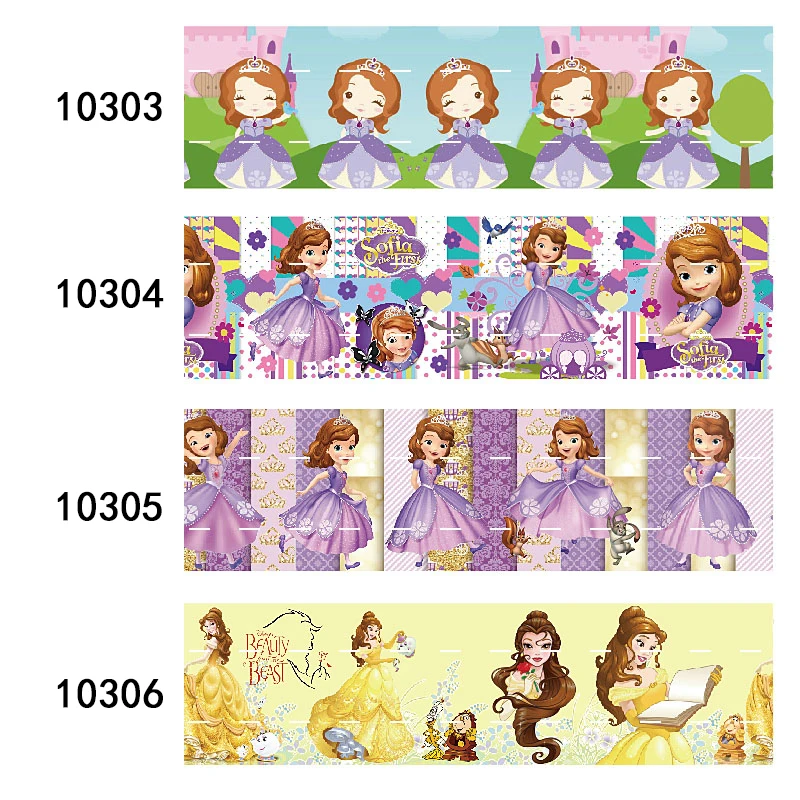 

Эластичная лента принцессы, 15 мм, 7/8 дюйма, 22 мм, принт «София Белль Мулан Мерида», корсажная лента Disney