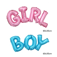 jmt link baby boy girl letter foil balloons baby shower birthday wedding party large size connect baby alphabet air globos decor