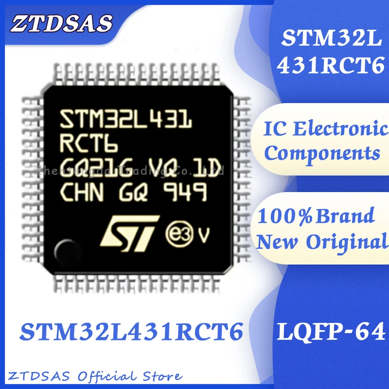 

STM32L431RCT6 STM32L431RC STM32L431 STM32L STM32 STM IC MCU LQFP-64