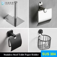 stainless steel various styles of tissue racks large roll holder kitchen brushed silver matte black hanger accessories