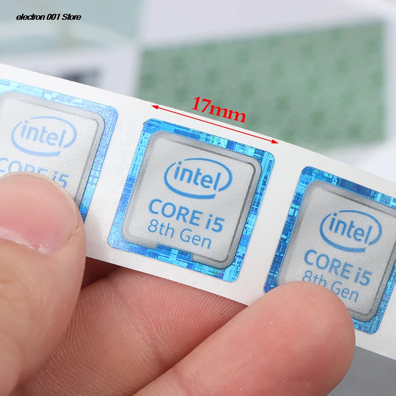 1/5 шт. 8-го поколения I3 I5 I7 процессор Celeron Intel Xeon Pentium портативный логотип наклейки |