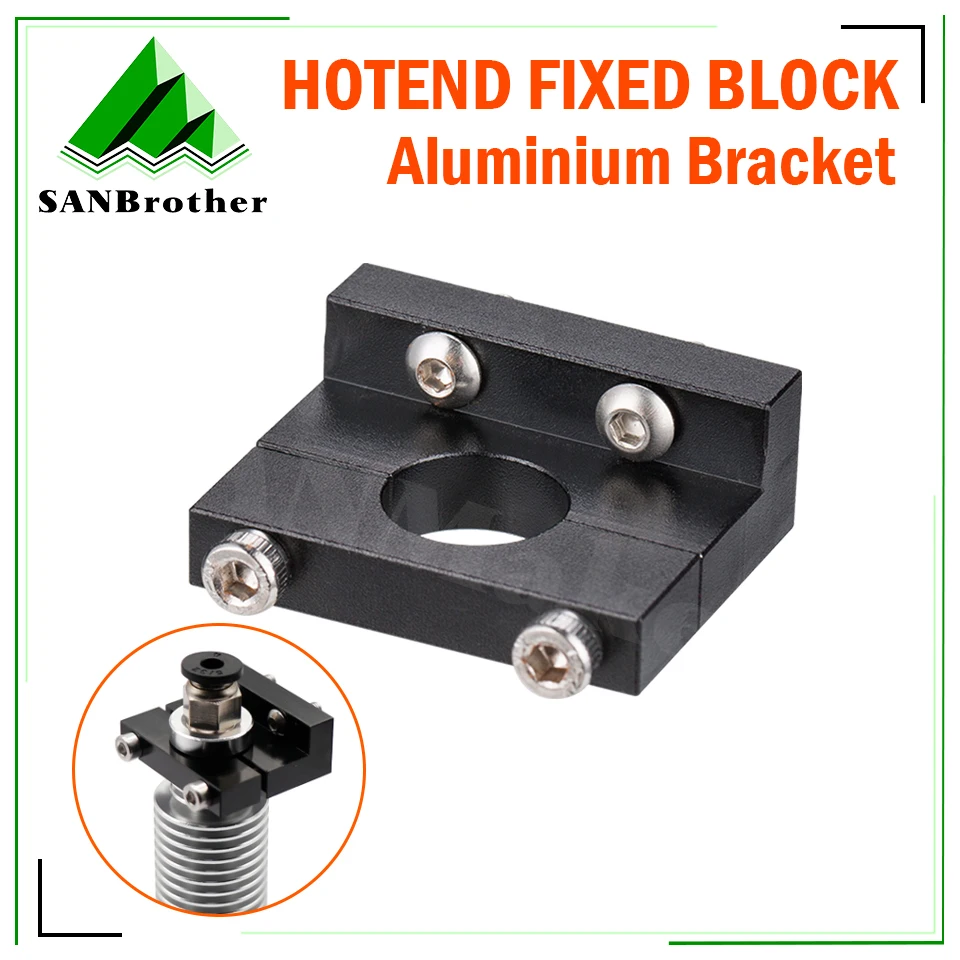 

V6 to CR10 J-head Hotend Aluminium Bracket E3d V6 volcano Print Head Mounting Fixed Block for Ender-3 CR-10 Series Printer Parts