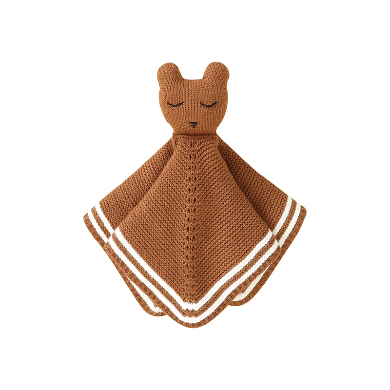 

Baby Security Blankets Cute Animal Doll Knitted Newborn Bebes Soothing Appease Towel for Infant Boy Girl Comfortable Shower Gift