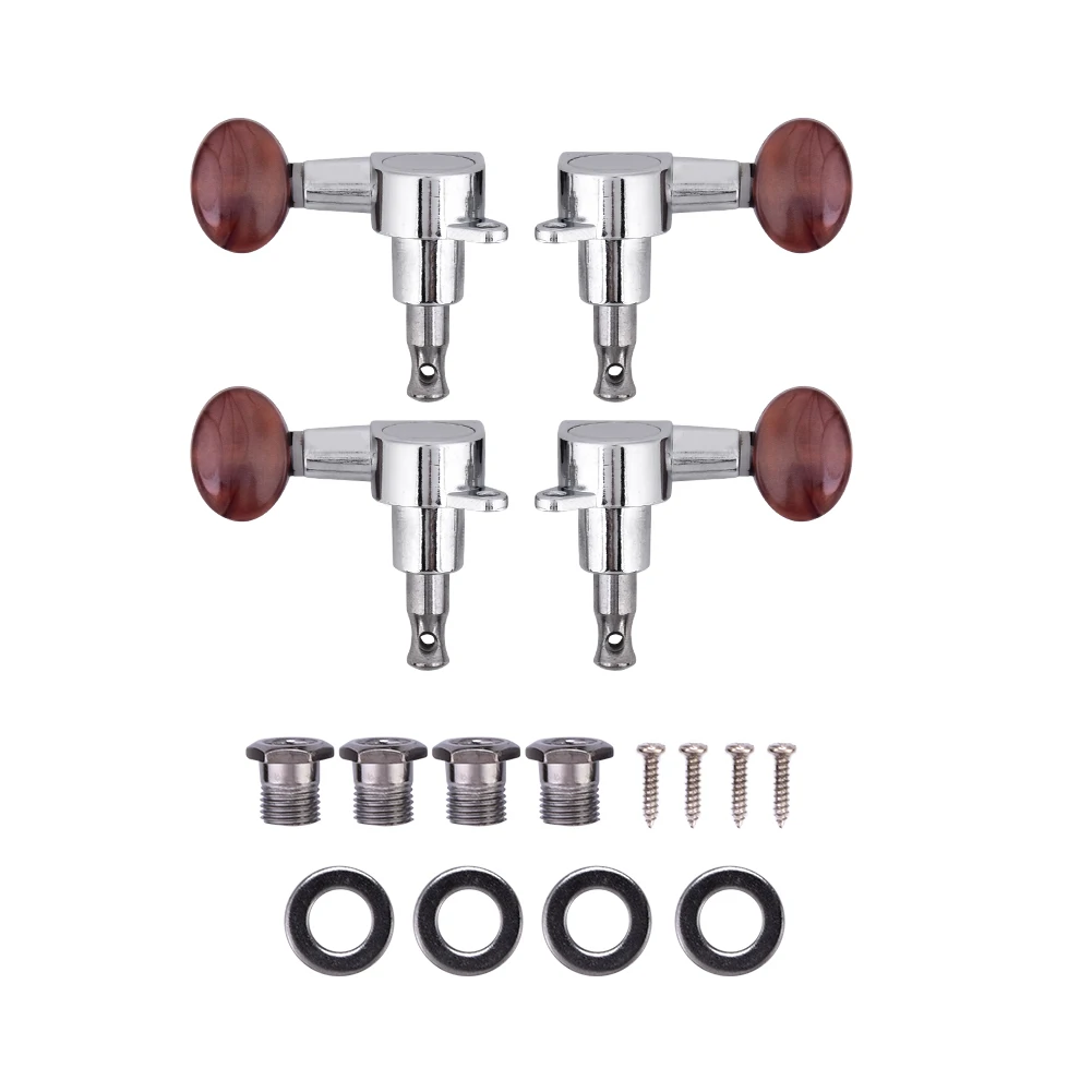 

2L2R Ukulele String Tuning Pegs Locking Tuners Zinc Alloy Machine Heads Silver Red Tuning Pegs Tuning Pegs Tuning Pegs Tuning