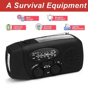 multifunctional radio mobile phone emergency charging hand solar radio outdoor camping radio free global shipping