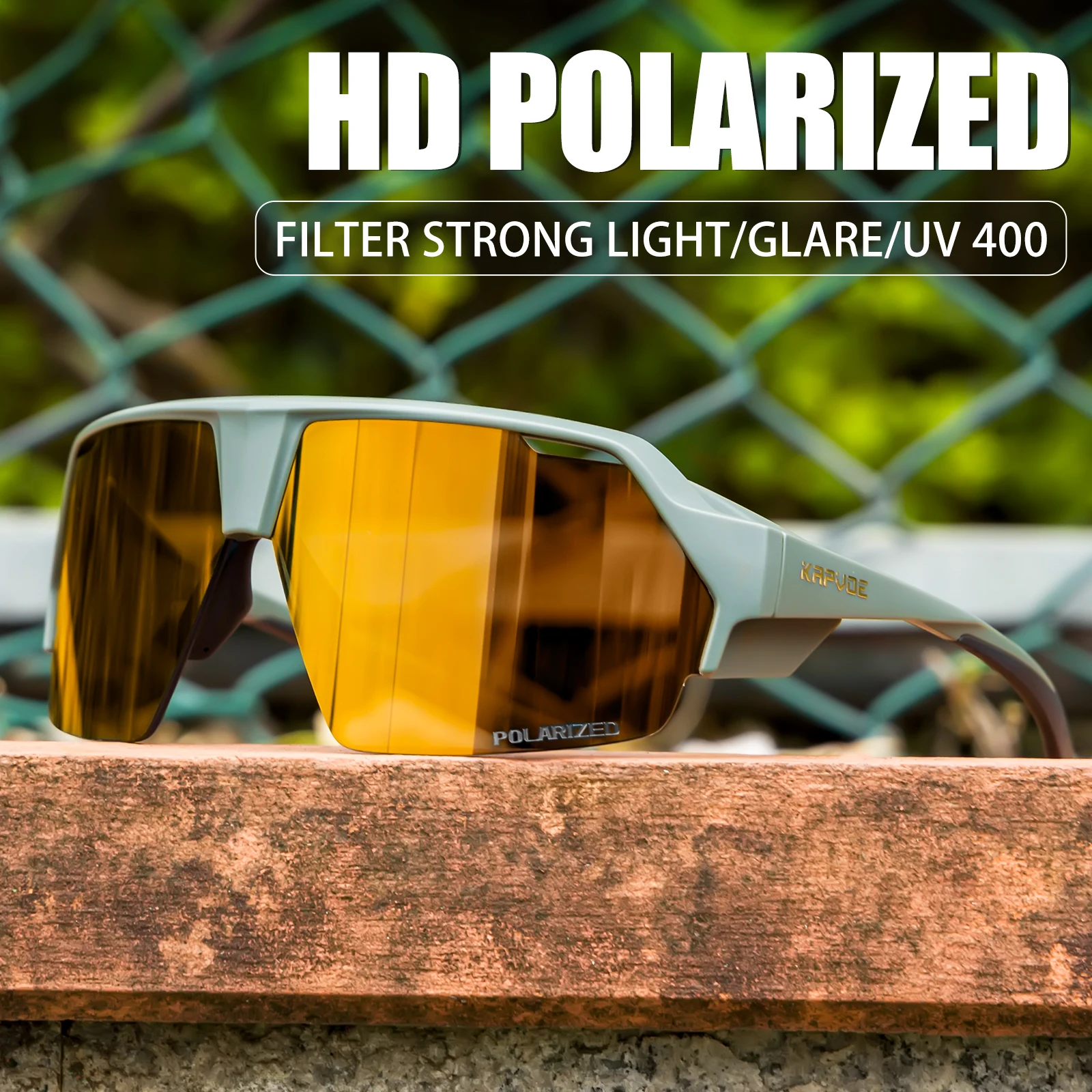 Kapvoe Поляризационные Велосипедные Солнцезащитные Очки С Защитой Uv400 Унисекс