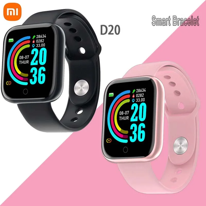 

Xiaomi D20 Smart Watch for Sport Fitness Tracker Blood Pressure Heart Rate Monitor Color screen bracelet watch for Android IOS