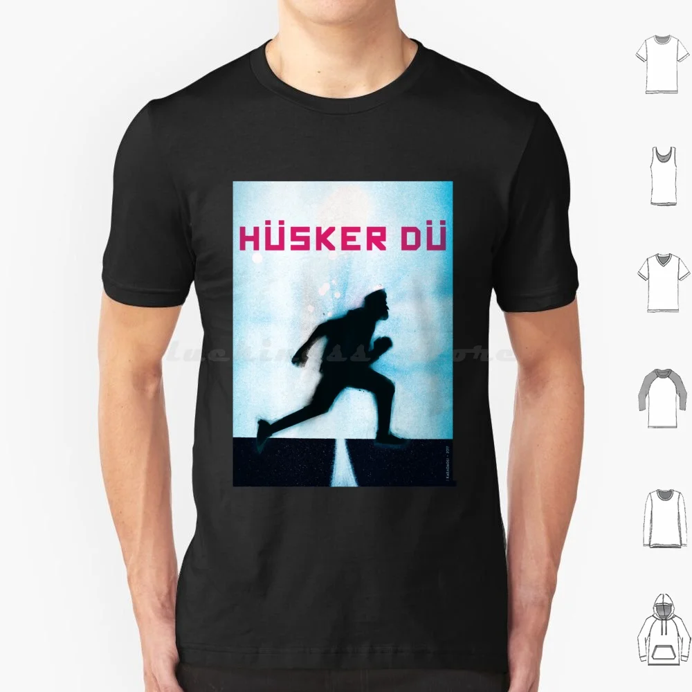 Классическая футболка Husker Du большие размеры 100% хлопок музыкальный хардкор хит