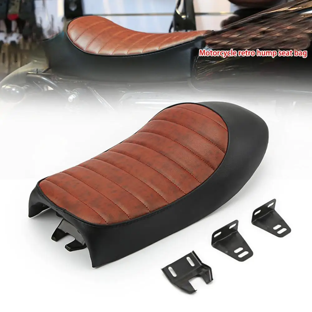 

Motorcycle Hump Saddle Seat Cushion Retro Thickened Seat Cushion Donation Saddle Modified Accessories