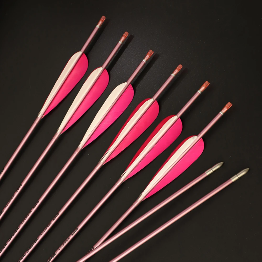 Стрелы для стрельбы из лука длина стержня 31 дюйм 4 2 500 600 700 800 900 1000