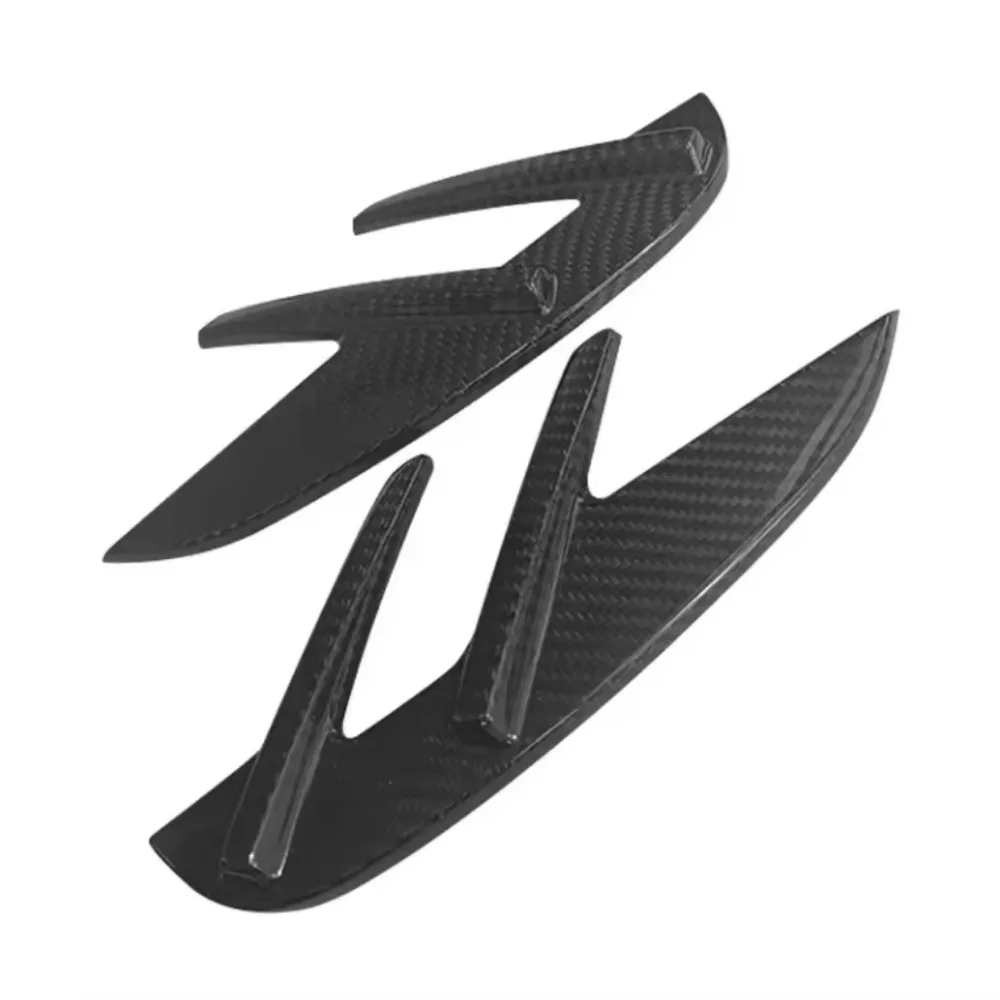 Фото Для BMW G80 M3 G82 M4 2021 + OEM сухое углеродное волокно, передние крылья, спойлер, утиное крыло, разделитель ветровых лезвий, накладки №5