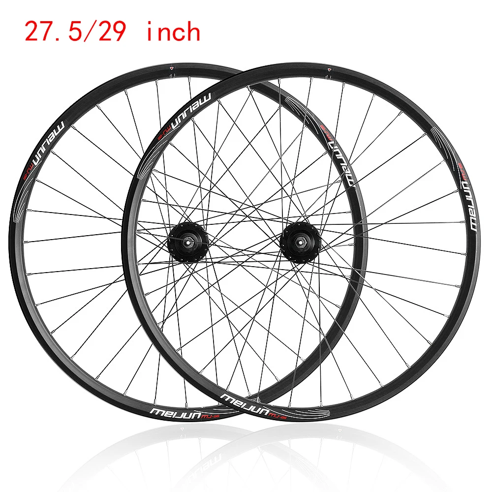

MEIJUN MTB bicycle wheels mountain bike wheel 27.5/29inch 7-10 speed Six Hole Disc Brake QR100 135alloy hub