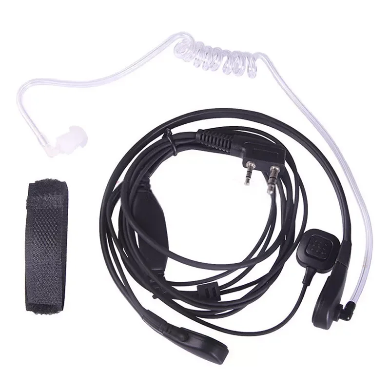 

Throat Mic Earpiece Headset Finger For Baofeng UV5R 888s Radio Walkie Talkie