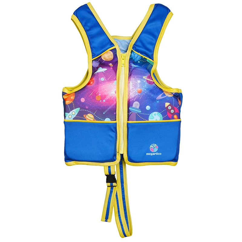 Megartico 1-6 Years Children Swim Vest Kids Safety Life Jacket Baby Toddler Swimming Training Kayak Beach Watersports Swimwear images - 6