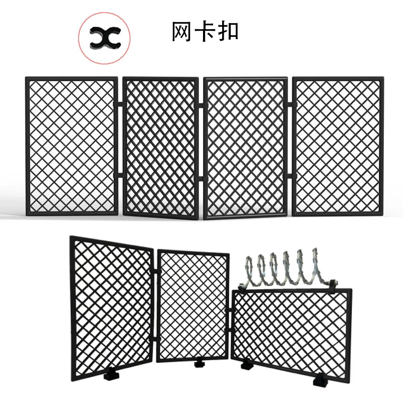 Украшение гаража автомобиля WW2 военные детали из колючей проволоки строительный