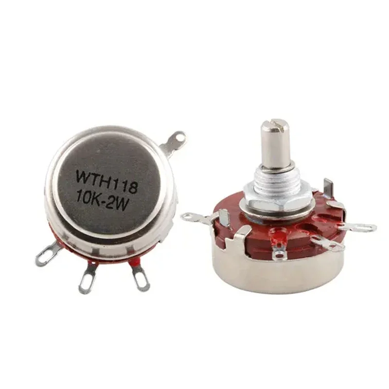 5 шт./партия конический потенциометр WTH118 2 Вт 1A 1K 1K5 K 4 7 10K 22K 47K 100K 470K 1 м м2