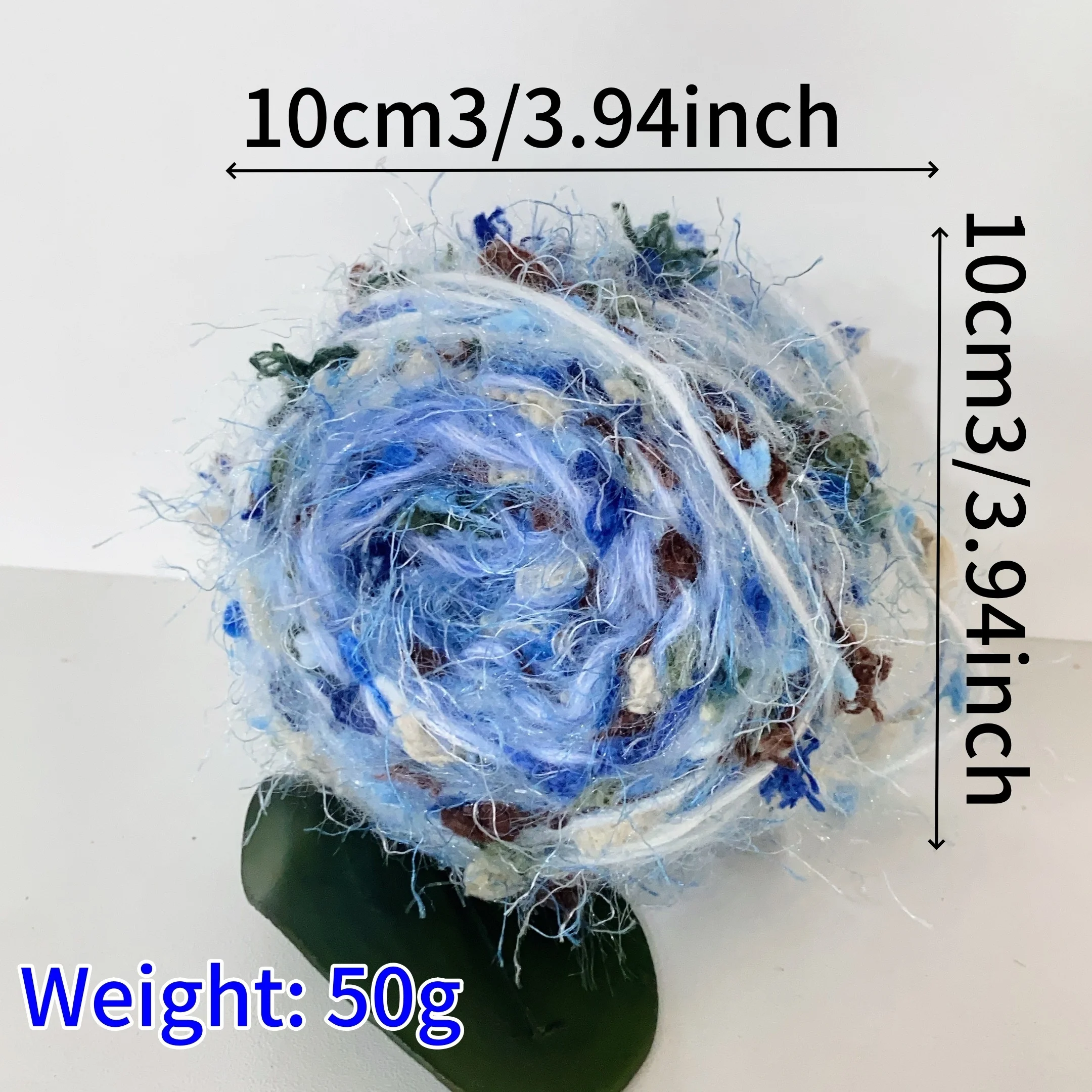 Летняя пряжа NEEMOY с морской черникой-50 г подходит для вязания крючком своими