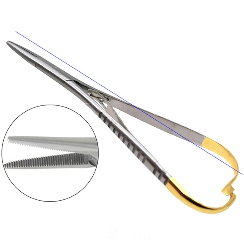 

1 Pc Standard Dental Needle Holder Tweezers Orthodontic Instrument Dentistry Product Stainless Steel Needle Holder