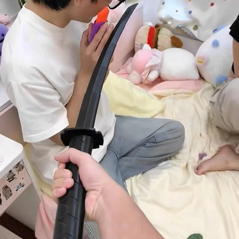 

3D гравитационная прямая Выдвижная телескопическая самурайская игрушка для снятия стресса, меч, декомпрессионная Складная смешная игрушка, подарок на Хэллоуин