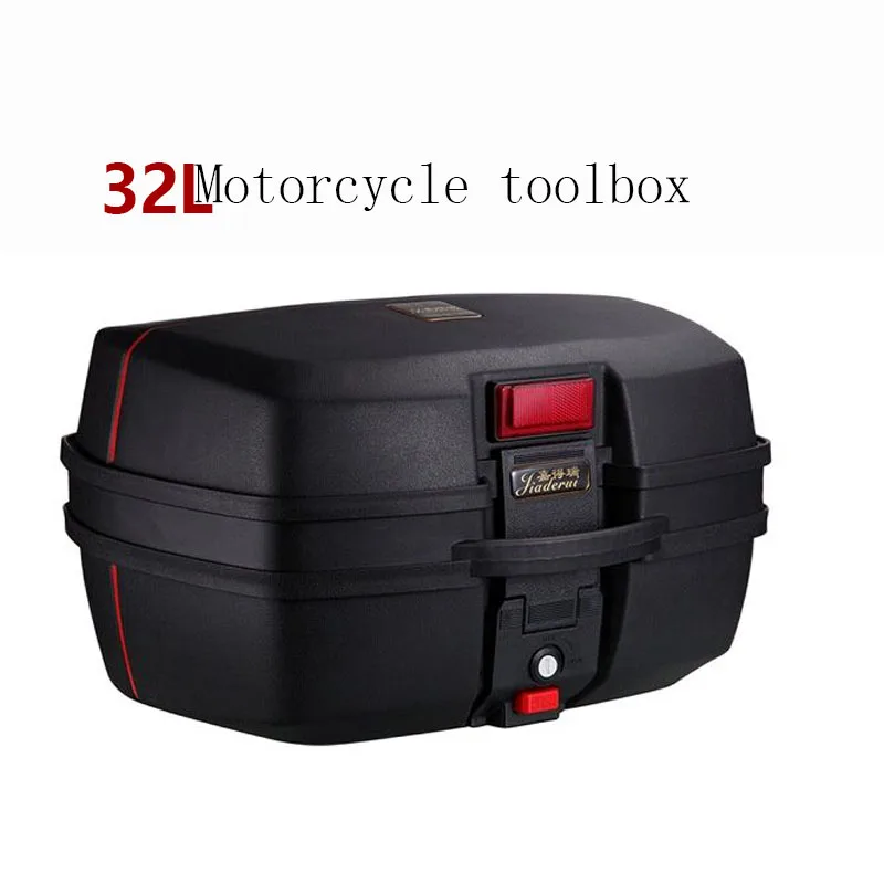 

32L Universal Motorcycle Tool Trunk Electric Battery Car Trunk Toolbox Large Box Detachable Accessories Motorcycle Trunk Toolbox