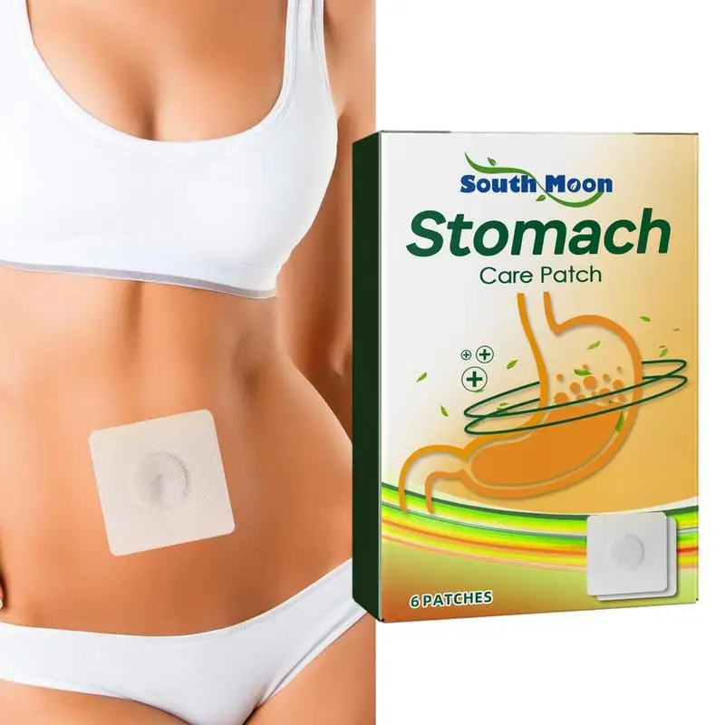 

6 шт., пластыри от боли в желудке и гастрита