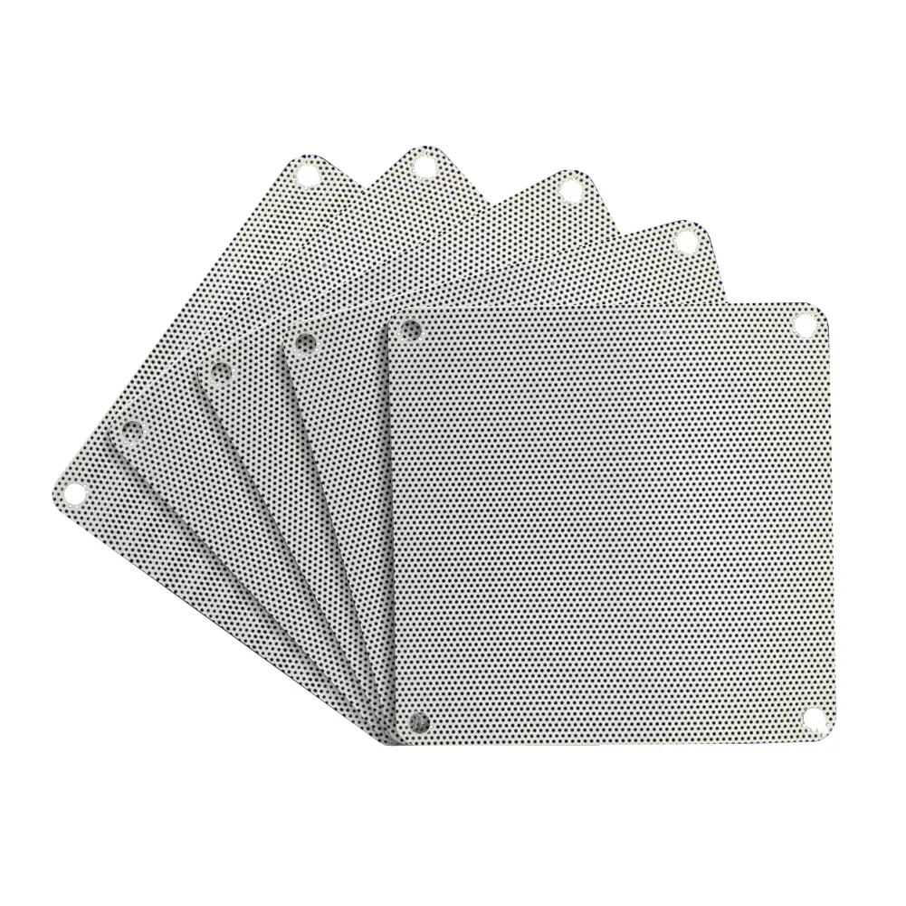 

5Pieces 80mm 90mm 120mm 140mm PVC PC Computer Case Fan Cooler Dust Filter Dustproof Cover Computer Mesh Durable Easy To Clean