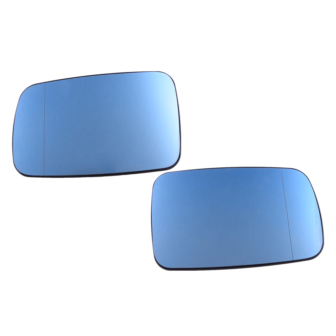 

1 Pair 51168209811 51168209812 Car Wing Door Heated Mirror Glass Rear View Convex fit for BMW 5 series E39 7 series E38 Blue