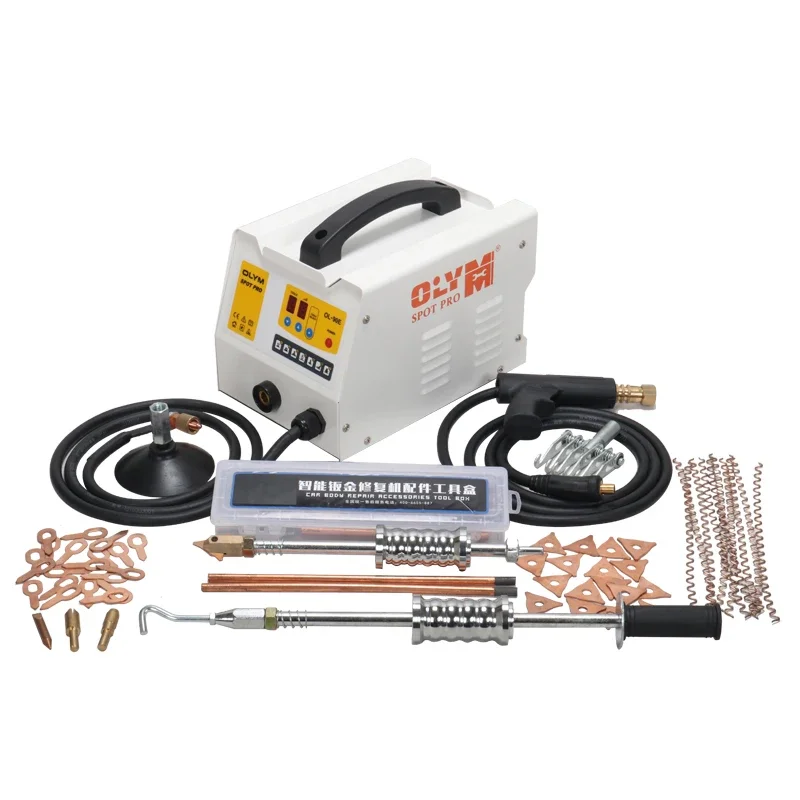 Hete Verkopende Stalen Metalen Auto Lichaam Deuk Reparatie Apparatuur Spot Lasser Spotter Trekker Machine