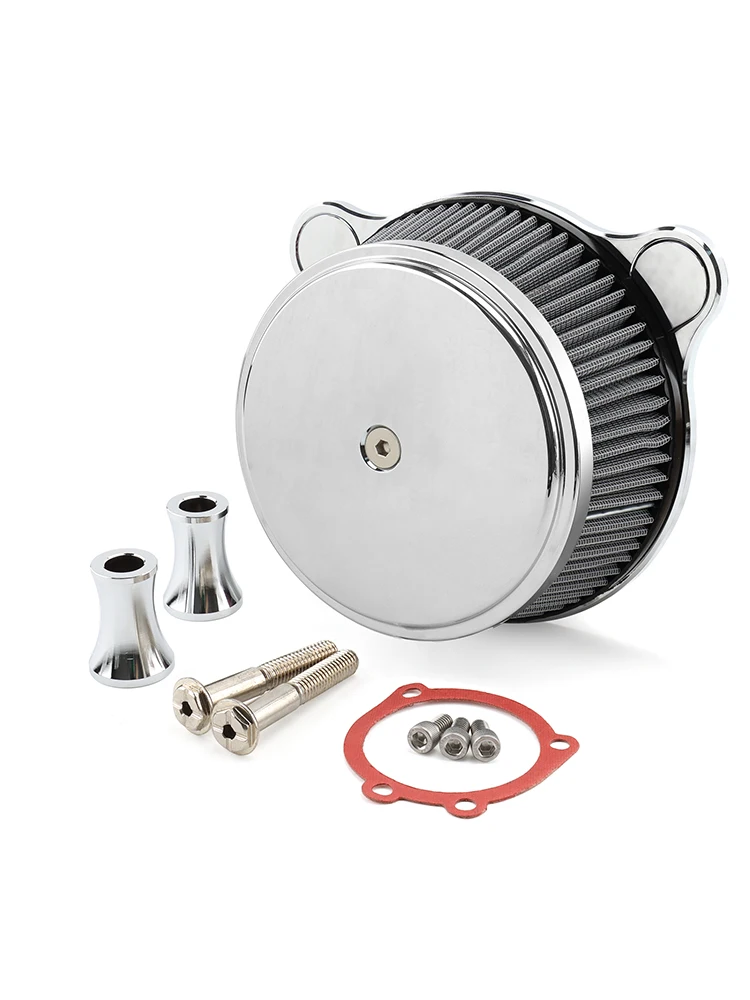 

Черная система очистки впускного воздушного фильтра для Harley Softail Fatboy Dyna FXR Fat Street Bob Touring Road King Electra Street Glide