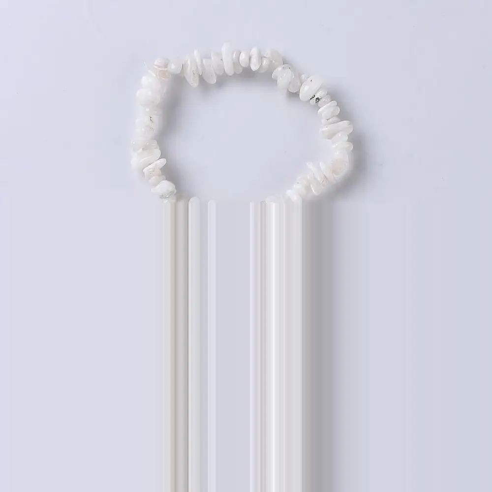 

1 PC Natural Moonstone Stretch Bracelets Nuggets 2-1/8 inch(5.5cm)