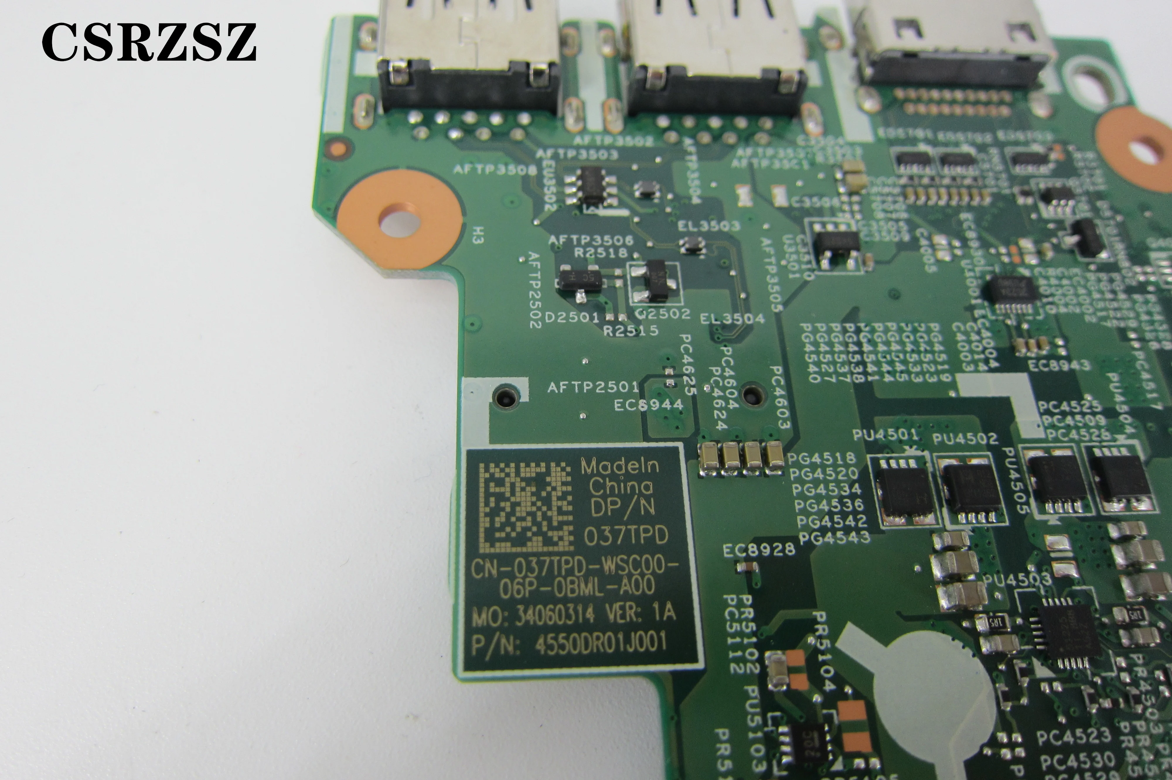 CSRZSZ для Dell inspiron 3473 3573 материнская плата ноутбука CN-037TPD 037TPD 37TPD 17831-1 N4000 процессора