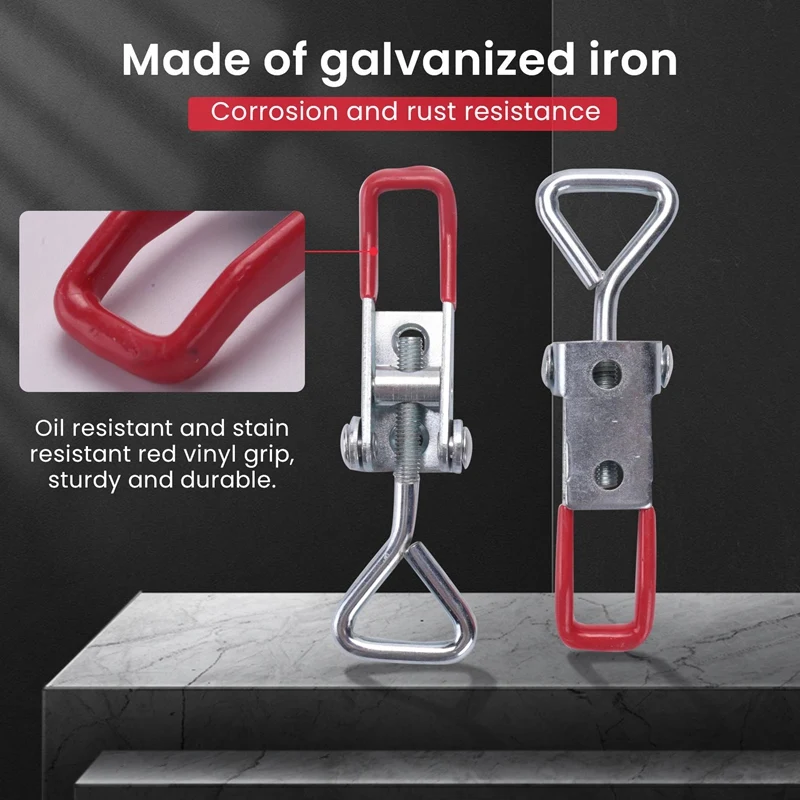 Регулируемый зажим с защелкой 20 шт. удерживающая способность 4001 330 фунтов