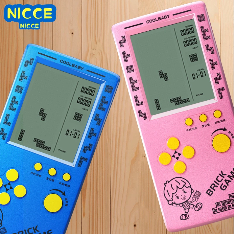 

Классический Портативный Мини-Игровой Автомат Nicce с большим экраном 4,1 дюйма, игровой автомат для детей, игровой автомат для игр, воспроизведение музыки