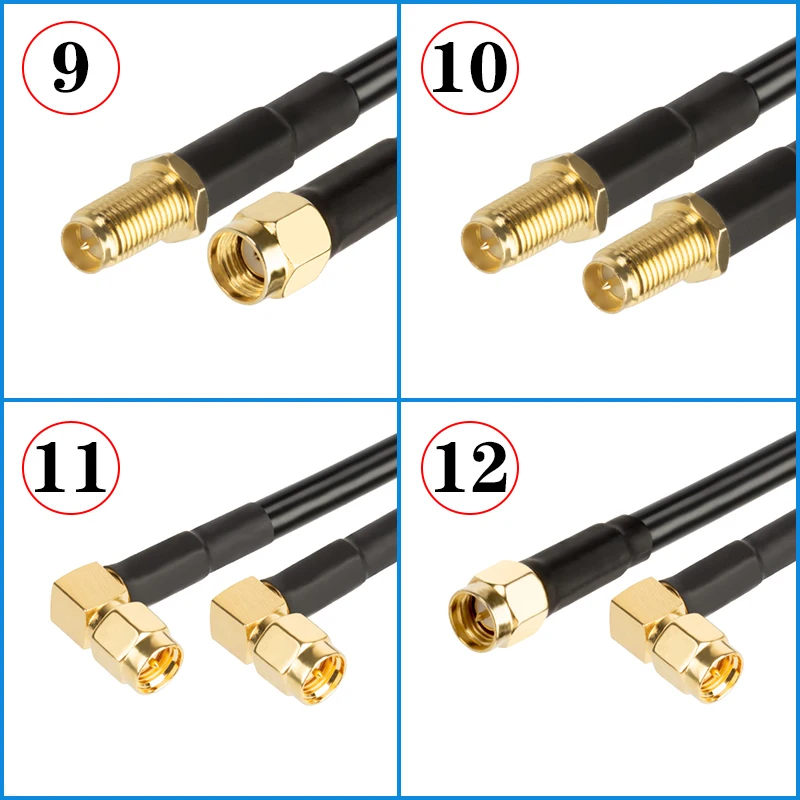 Коаксиальный кабель RG58 разъем SMA папа-папа мама 0 3-50 м