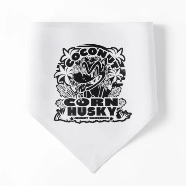 

Coconut Corn Husky Dog Bandanas Accessories Collar Pet Holiday Party Supplies Costume Kerchief Scarf Christmas Puppy Print