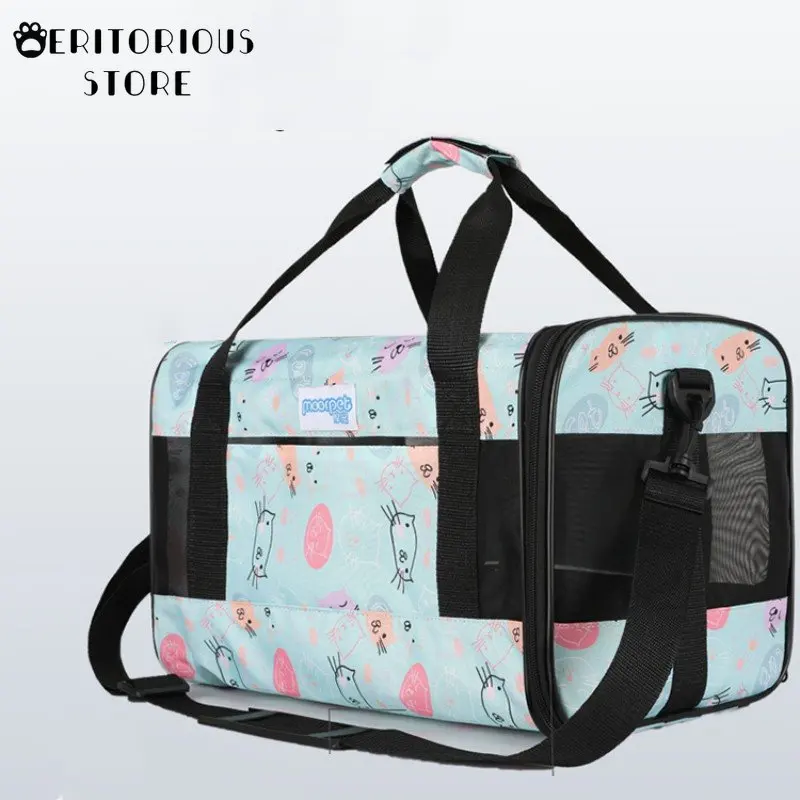 Переносная сумка для щенков собак кошек котят летняя воздухопроницаемая