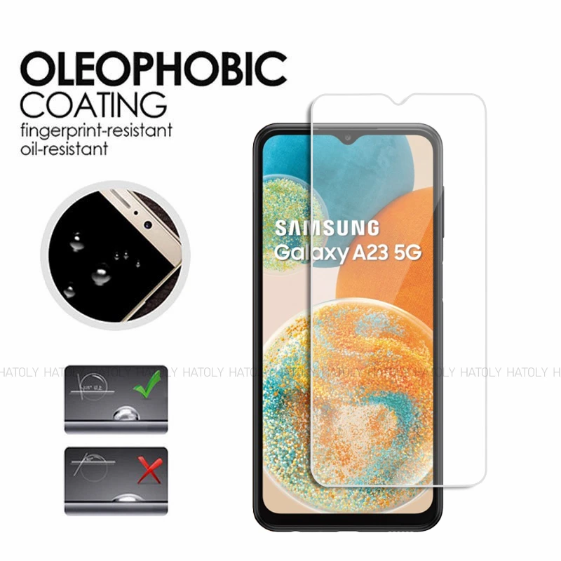 2/4 шт. защитные стекла для Samsung Galaxy A23