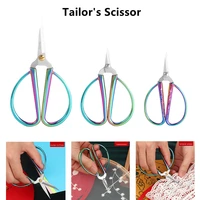 3 size multicolor tailors scissors leather needlework cross stitch threads for embroidery stainless steel sewing fabric cutter