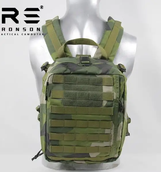 Swedish Camouflage Knapsack Men Green Outdoor Backpack Military